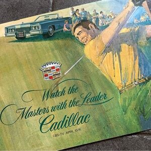Vintage 1971 Cadillac Masters Golf Brochure